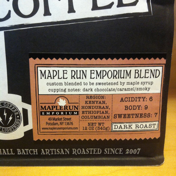 Maple Run Emporium Blend - Whole Bean