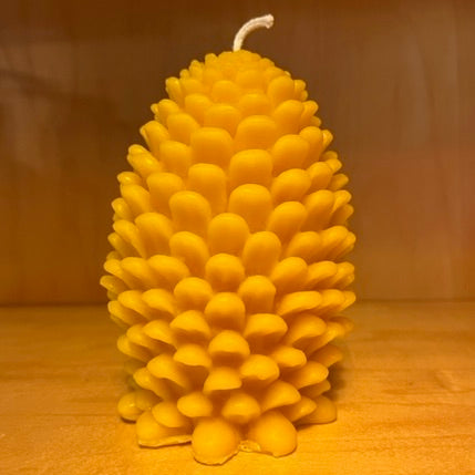 Pinecone Beeswax Candles