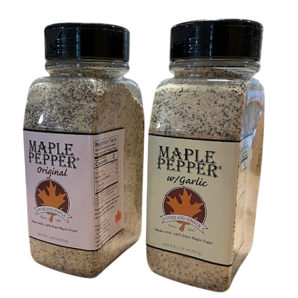 Maple Pepper® Original and Maple Pepper® w/Garlic Pour and Shake 2-Pack