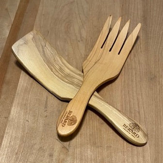 Olive Wood Spaghetti and Salad Servers