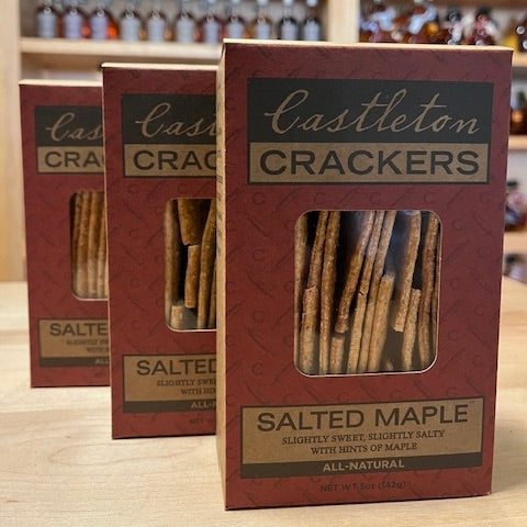 Salted Maple Crackers