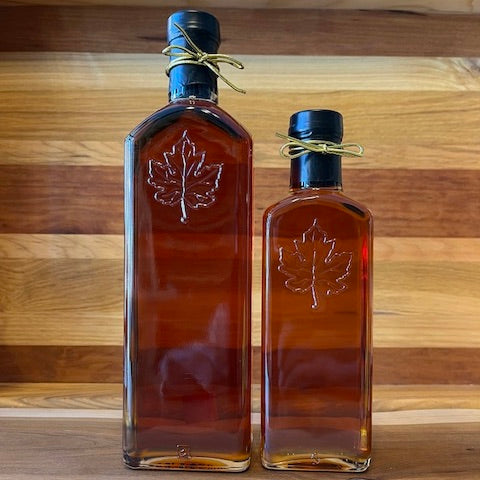Maple Syrup in Folia Glass Bottle 8.5 oz.