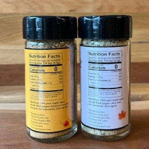 Hot and Sweet 2-Pack Set of Maple Pepper® Seasonings - Habanero and Original