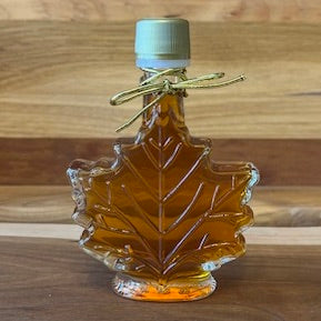 Maple Syrup in Glass Maple Leaf - 1.7 Ounces