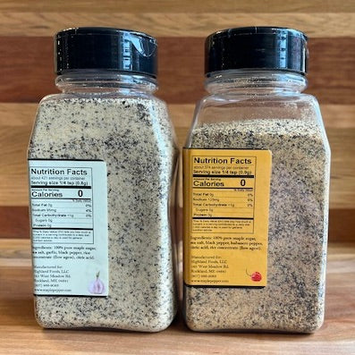 Maple Pepper® w/Garlic and Maple Pepper® w/Habanero Pour and Shake 2-Pack