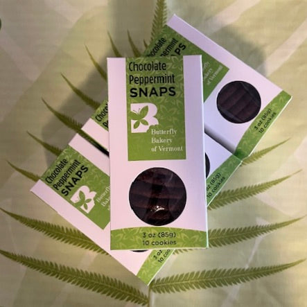 Chocolate Peppermint Snaps Sweetened with Maple – Maple Run Emporium