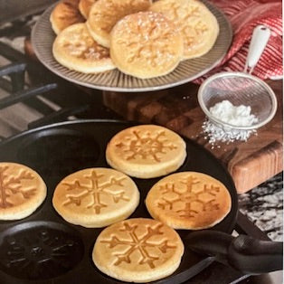 Falling Snowflakes Pancake Pan