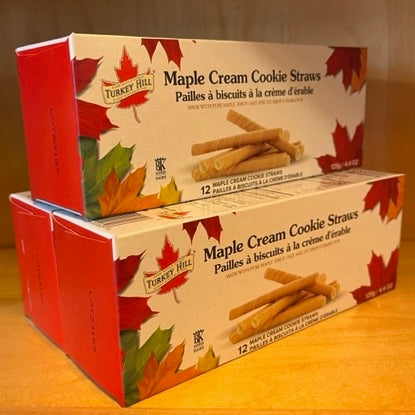 Maple Cream Cookie Straws