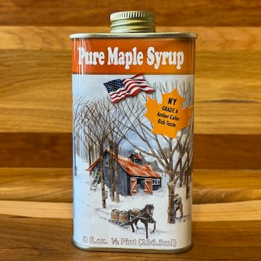 Maple Syrup in Vintage Tin Half Pint