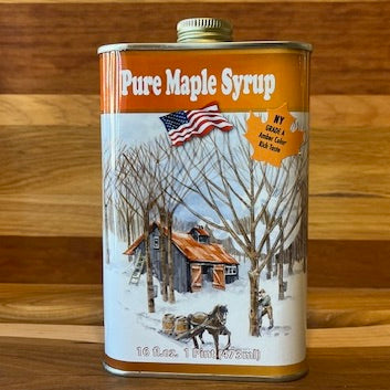 Maple Syrup in Vintage Tin Pint