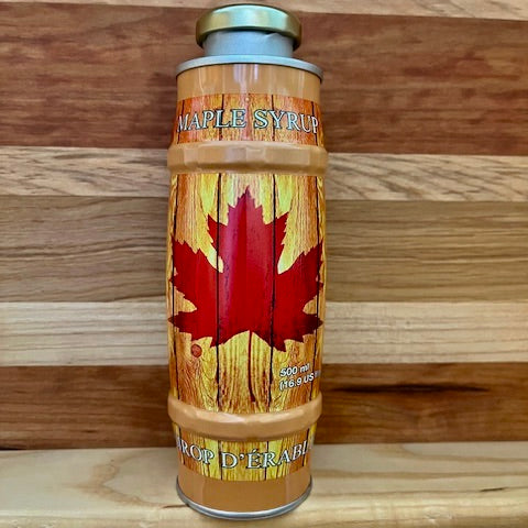 Maple Syrup in Barrel Tin 16.9 oz