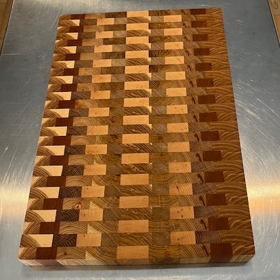 X Large End Grain Cutting Board #1