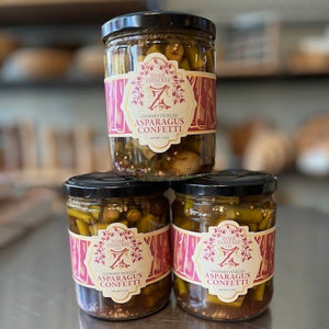 Pickled Asparagus Confetti with Maple
