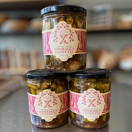 Pickled Asparagus Confetti with Maple