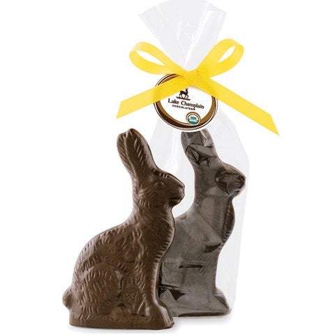 Solid Organic Dark Chocolate Easter Bunny