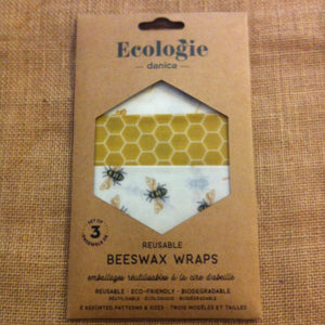 Ecologie Beeswax Wraps Set of 3