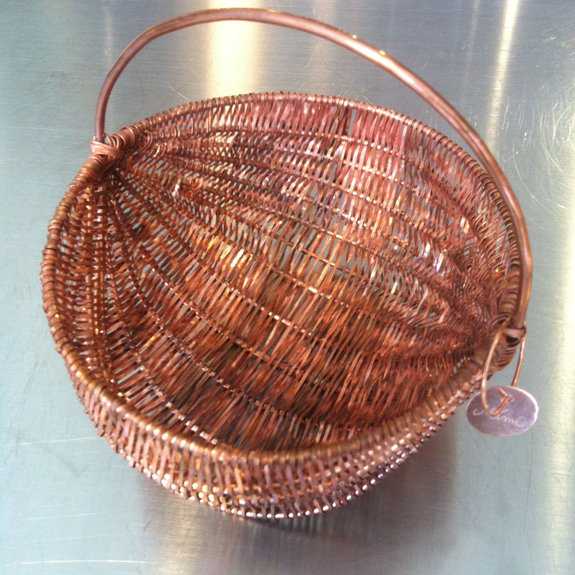 Copper Basket 6" x 5"