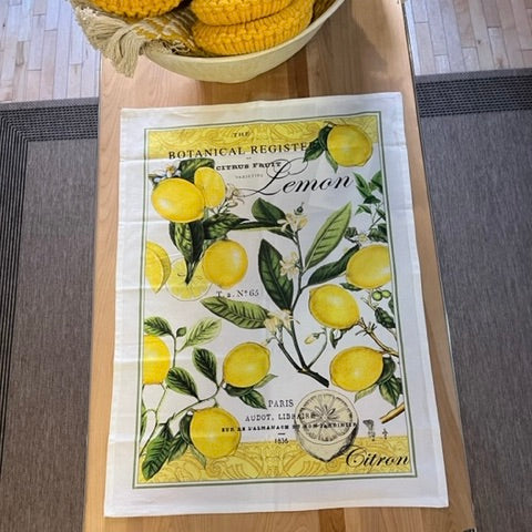 Lemon Basil Kitchen Towel