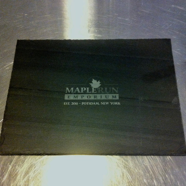 Maple Run Emporium Slate Cheese Serving Board