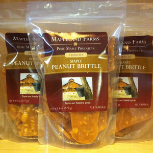 Maple Peanut Brittle