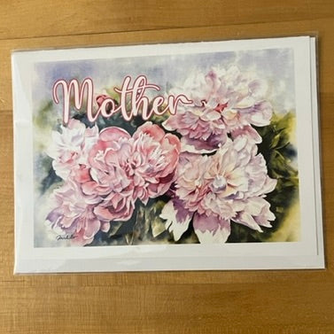 Mother's Day Card "Peony Delicacy"