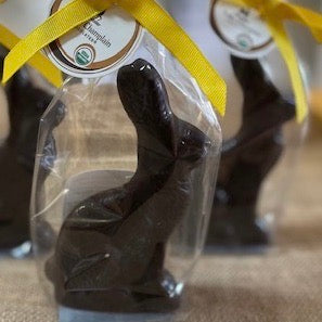 Solid Organic Dark Chocolate Easter Bunny