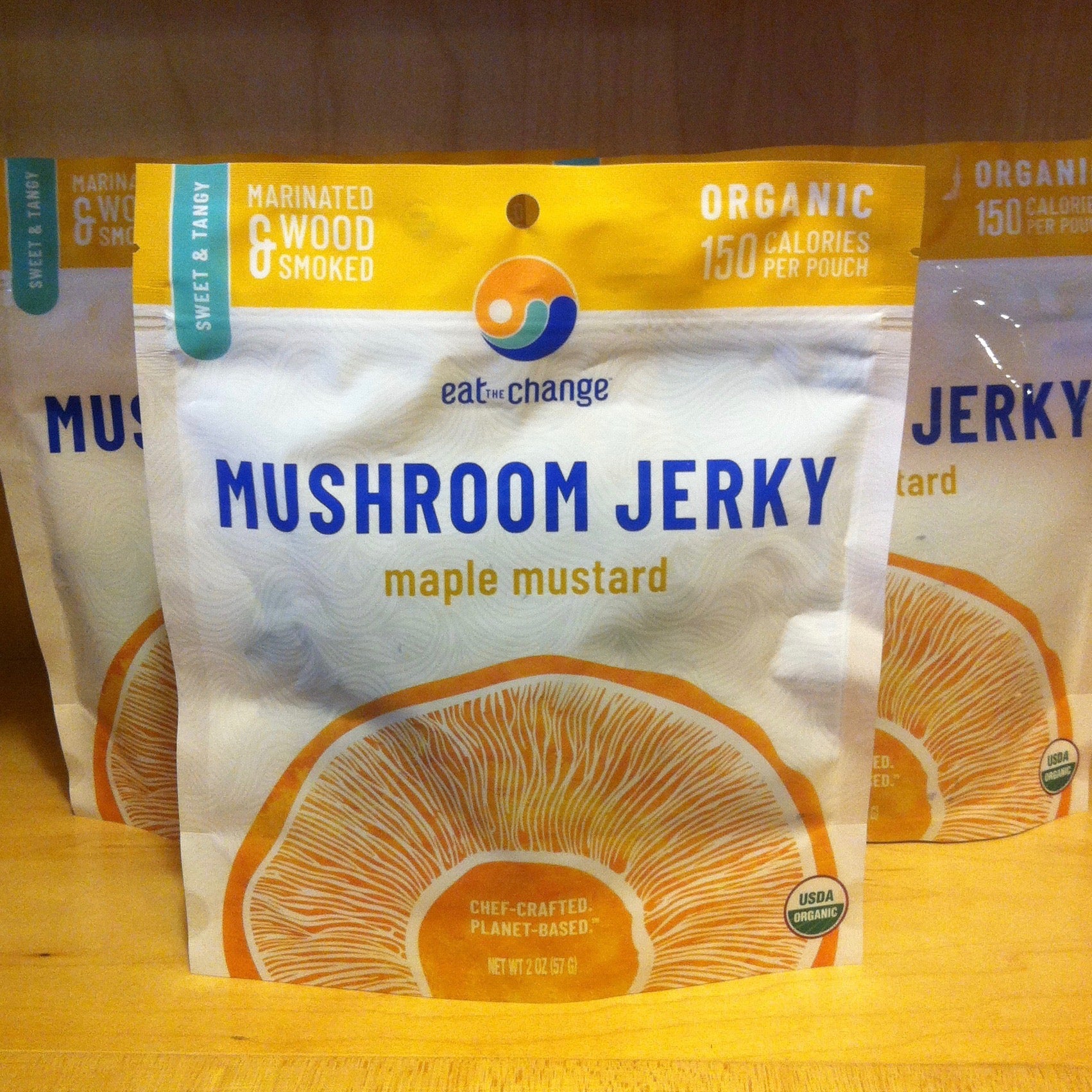 Maple Mustard Mushroom Jerky